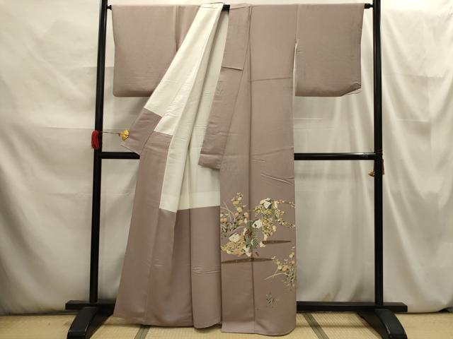 平和屋着物■豪華色留袖 作家物 童子 金銀彩 正絹 逸品 AABI3813sx