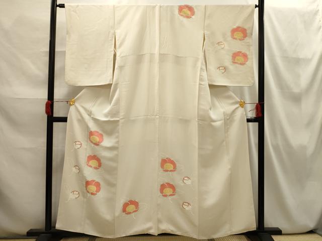 平和屋着物■訪問着 草花文 金彩 正絹 逸品 AABI3824sx