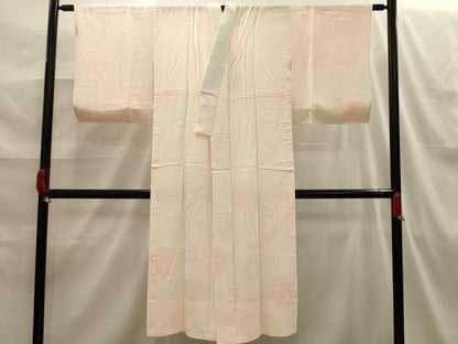 平和屋着物■長襦袢 無双仕立て 鬘帯花文 暈し染め 正絹 逸品 AABI3833sx
