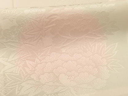 平和屋着物■長襦袢 無双仕立て 鬘帯花文 暈し染め 正絹 逸品 AABI3833sx