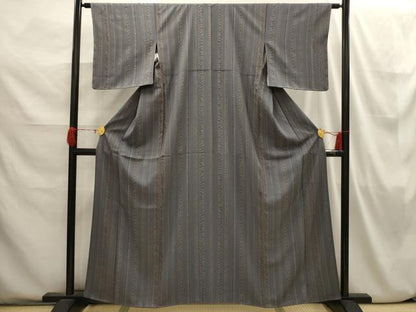 平和屋着物■上質な小紋 花間道 正絹 逸品 AABI3837sx