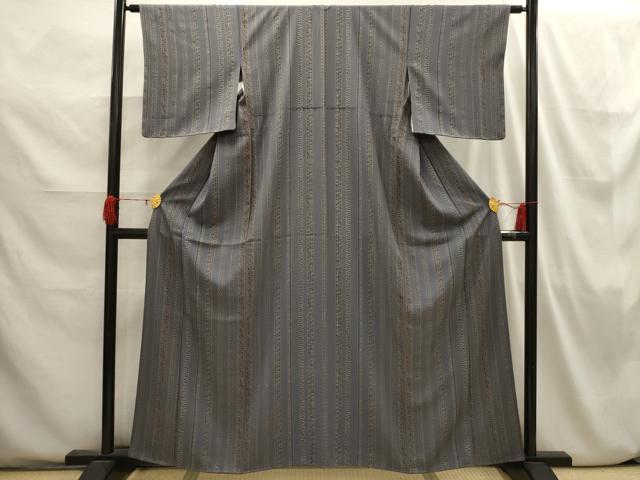 平和屋着物■上質な小紋 花間道 正絹 逸品 AABI3837sx