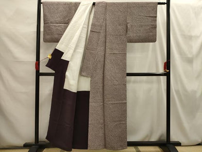 平和屋着物■上質な小紋 総絞り 正絹 逸品 AABI3840sx
