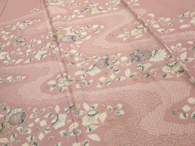 平和屋着物■訪問着　辻が花　絞り　正絹　逸品　AABI3849sx