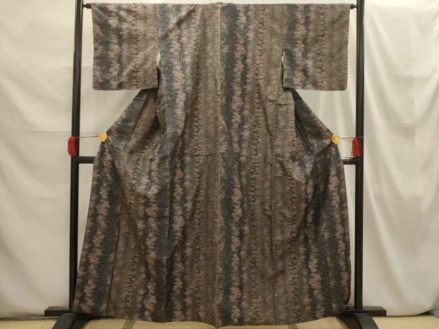 平和屋着物■上質な紬　笹竹間道　正絹　逸品　AABI3851sx