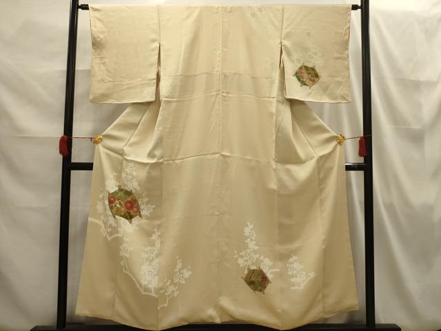 平和屋着物■訪問着　刺繍　糸巻き　金糸　金彩　正絹　逸品　AABI3852sx