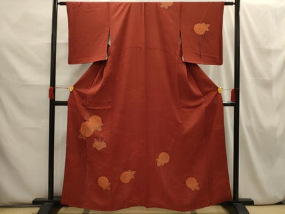 平和屋着物■訪問着　刺繍　草花文　正絹　逸品　AABI3854sx
