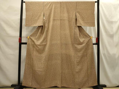 平和屋着物■上質な小紋 亀甲花文 正絹 逸品 AABI3856sx