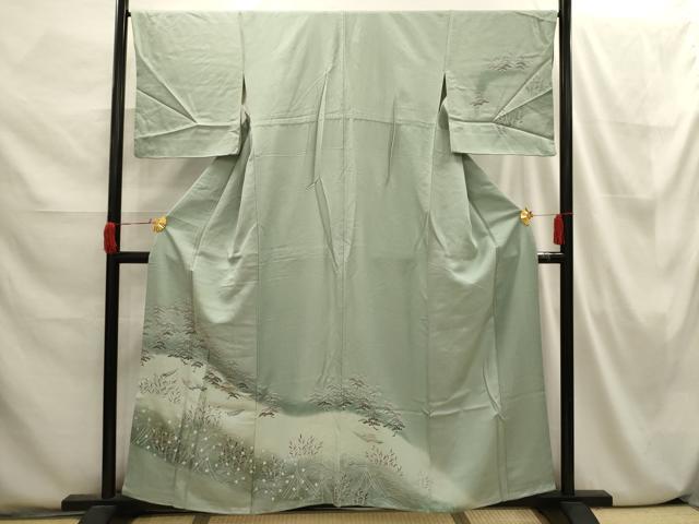 平和屋着物□訪問着 浜松風景文 正絹 逸品 AABI3860sx
