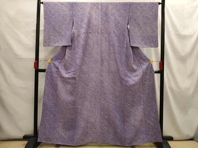 平和屋着物■上質な小紋 総絞り 正絹 逸品 AABI3863sx