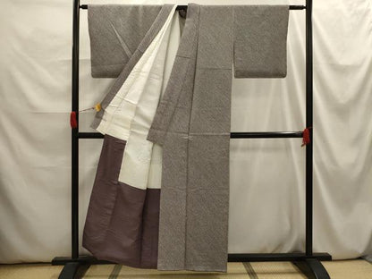 平和屋着物■上質な小紋 総絞り 正絹 逸品 AABI3880sx