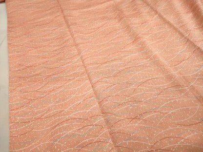 平和屋着物■上質な小紋　露芝文　正絹　逸品　AABI3892sx