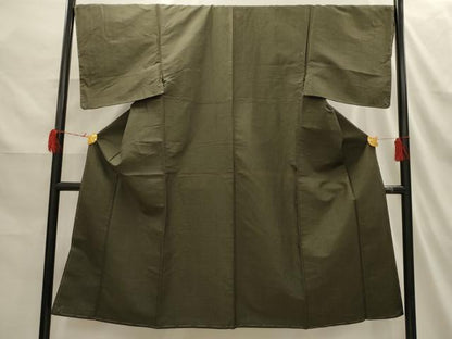 平和屋着物■男性　紬　亀甲文　正絹　逸品　AABI3897sx
