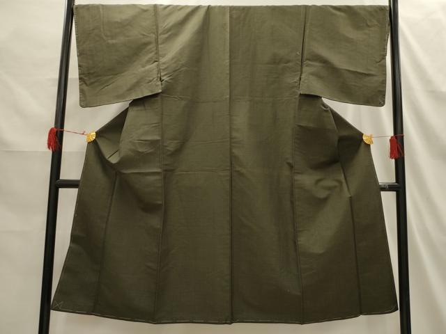 平和屋着物■男性　紬　亀甲文　正絹　逸品　AABI3897sx