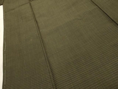 平和屋着物■男性　紬　亀甲文　正絹　逸品　AABI3897sx