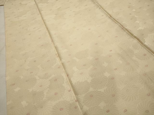 平和屋着物■上質な小紋　地紋起こし　狢菊　正絹　逸品　AABI3905sx