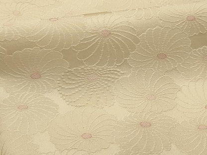 平和屋着物■上質な小紋　地紋起こし　狢菊　正絹　逸品　AABI3905sx