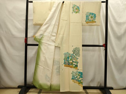 平和屋着物■訪問着　花籬文　正絹　逸品　AABI3908sx