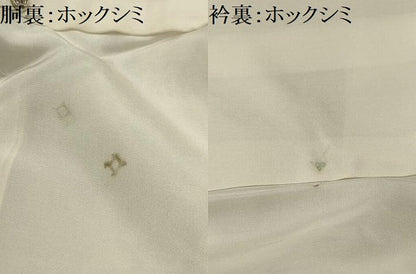 平和屋着物■上質な小紋　花蝶文　正絹　逸品　AABI3916sx