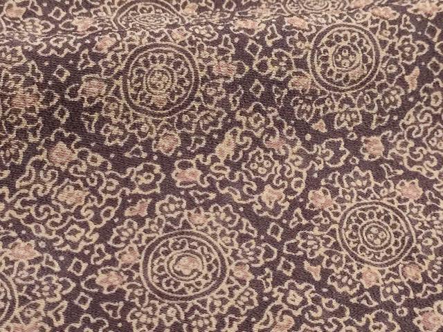 平和屋着物■上質な小紋 花丸文 正絹 逸品 AABI3922sx