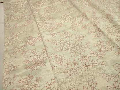平和屋着物■上質な小紋 霞花文 正絹 逸品 AABI3949sx