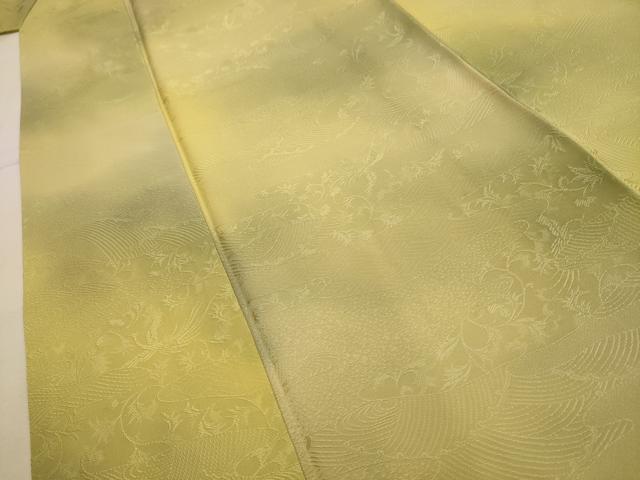 平和屋着物■上質な小紋 立波鳳凰花地紋 暈し染め 暈し染め 正絹 逸品 AABI3953sx