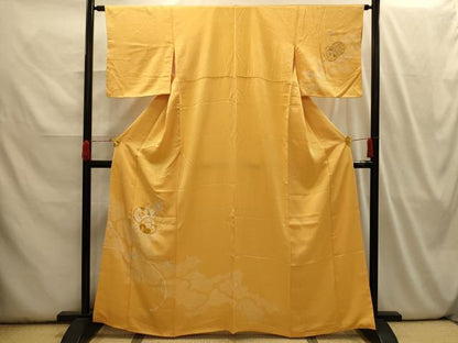 平和屋着物■訪問着　刺繍　花鼓文　正絹　逸品　AABI3954sx