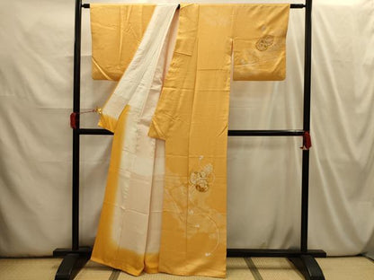 平和屋着物■訪問着　刺繍　花鼓文　正絹　逸品　AABI3954sx