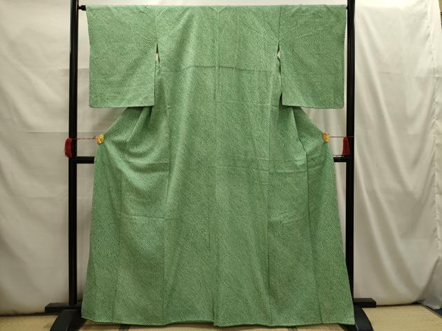 平和屋着物■上質な小紋 総絞り 正絹 逸品 AABI3955sx