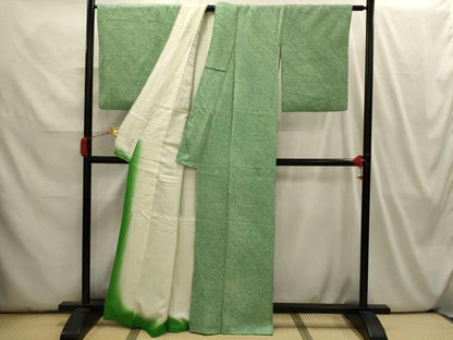 平和屋着物■上質な小紋 総絞り 正絹 逸品 AABI3955sx