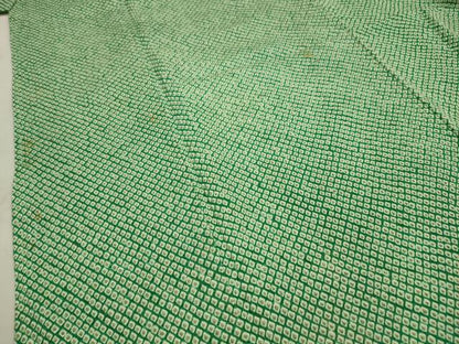 平和屋着物■上質な小紋 総絞り 正絹 逸品 AABI3955sx