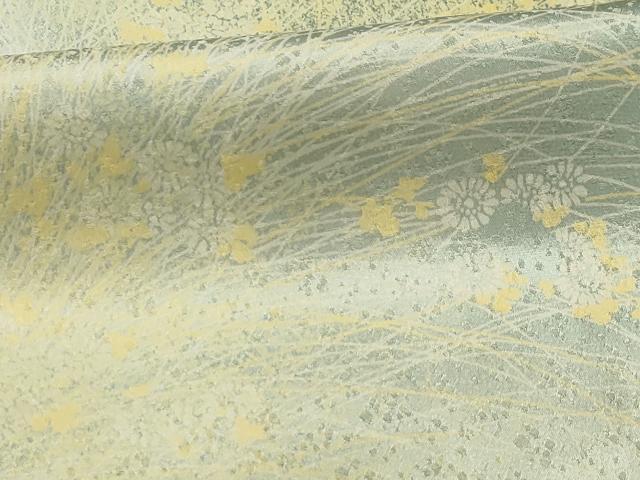 平和屋着物■上質な小紋　草花文　暈し染め　正絹　逸品　AABI3958sx