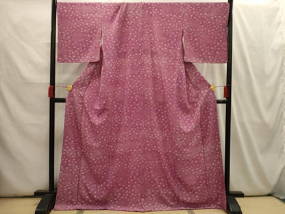 平和屋着物■上質な小紋　菊尽くし　正絹　逸品　AABI3965sx