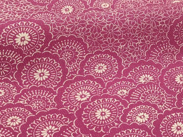 平和屋着物■上質な小紋　菊尽くし　正絹　逸品　AABI3965sx