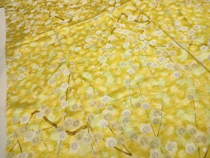 平和屋着物■上質な小紋　枝梅文　暈し染め　正絹　逸品　AABI3969sx