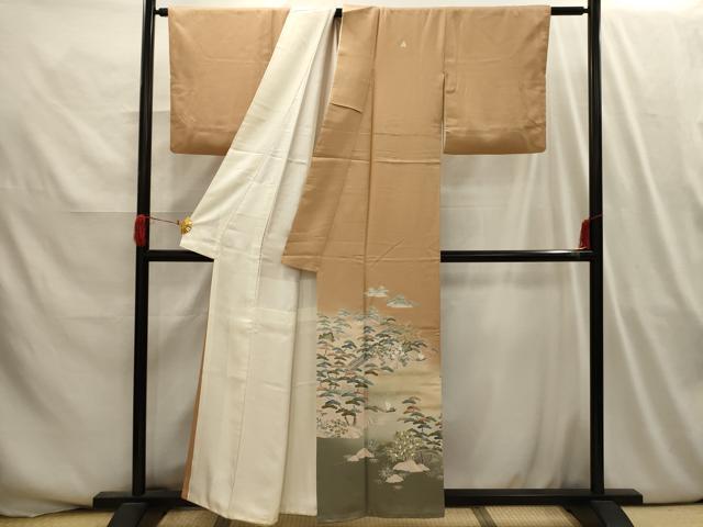 平和屋着物■豪華色留袖 作家物 刺繍 浜松文 暈し染め 金彩 金銀糸 正絹 逸品 AABI3987sx