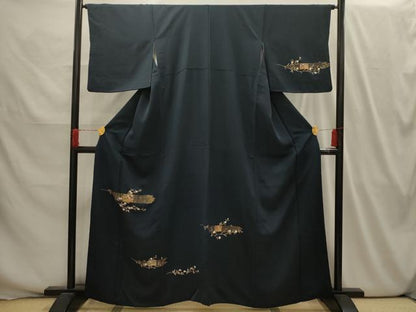 平和屋着物■訪問着 枝花文 金彩 正絹 逸品 AABI3992sx