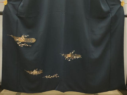 平和屋着物■訪問着 枝花文 金彩 正絹 逸品 AABI3992sx