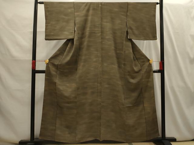 平和屋着物■虹色創家 本郷大田子 小紋 霞文 暈し染め 正絹 逸品 AABI3993sx