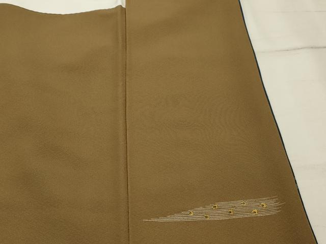 平和屋着物■訪問着 孔雀文 金銀彩 正絹 逸品 AABI3999sx