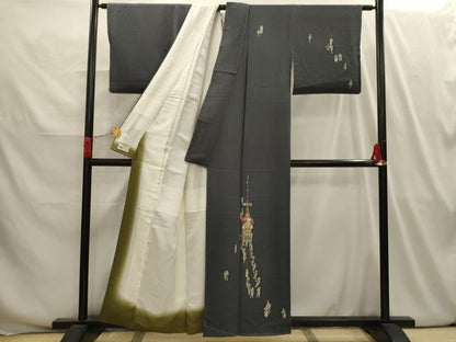 平和屋着物■訪問着 山車文 正絹 逸品 AABI4000sx