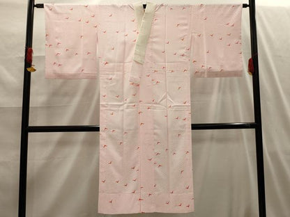 平和屋着物■長襦袢　無双仕立て　飛鳥文　正絹　逸品　AABI4007sx