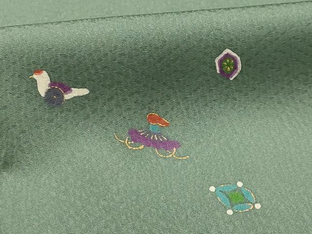 平和屋着物■上質な小紋　宝尽くし　金彩　正絹　逸品　AABI4040sx