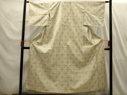 平和屋着物■上質な紬　間道　正絹　逸品　AABI4057sx