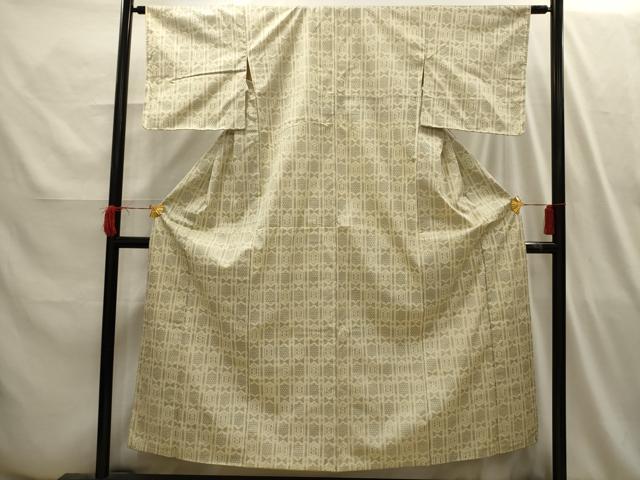 平和屋着物■上質な紬　間道　正絹　逸品　AABI4057sx