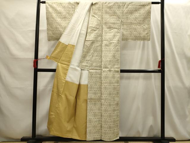 平和屋着物■上質な紬　間道　正絹　逸品　AABI4057sx
