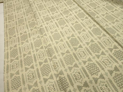 平和屋着物■上質な紬　間道　正絹　逸品　AABI4057sx