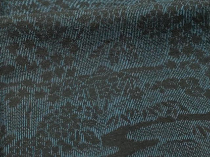 平和屋着物■上質な紬　風景文　正絹　逸品　AABI4058sx