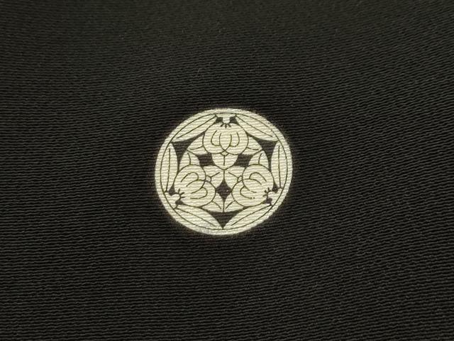 平和屋着物■中国三大刺繍　相良刺繍　黒留袖　枯山水　暈し染め　金糸　金彩　正絹　逸品　AABI4063sx