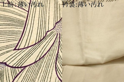 平和屋着物■上質な小紋　花尽くし　正絹　逸品　AABI4084sx